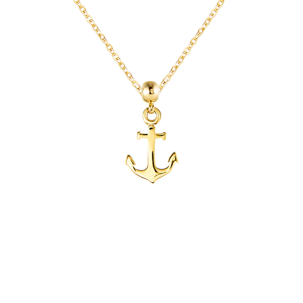 Anchor Gold Plated Charm