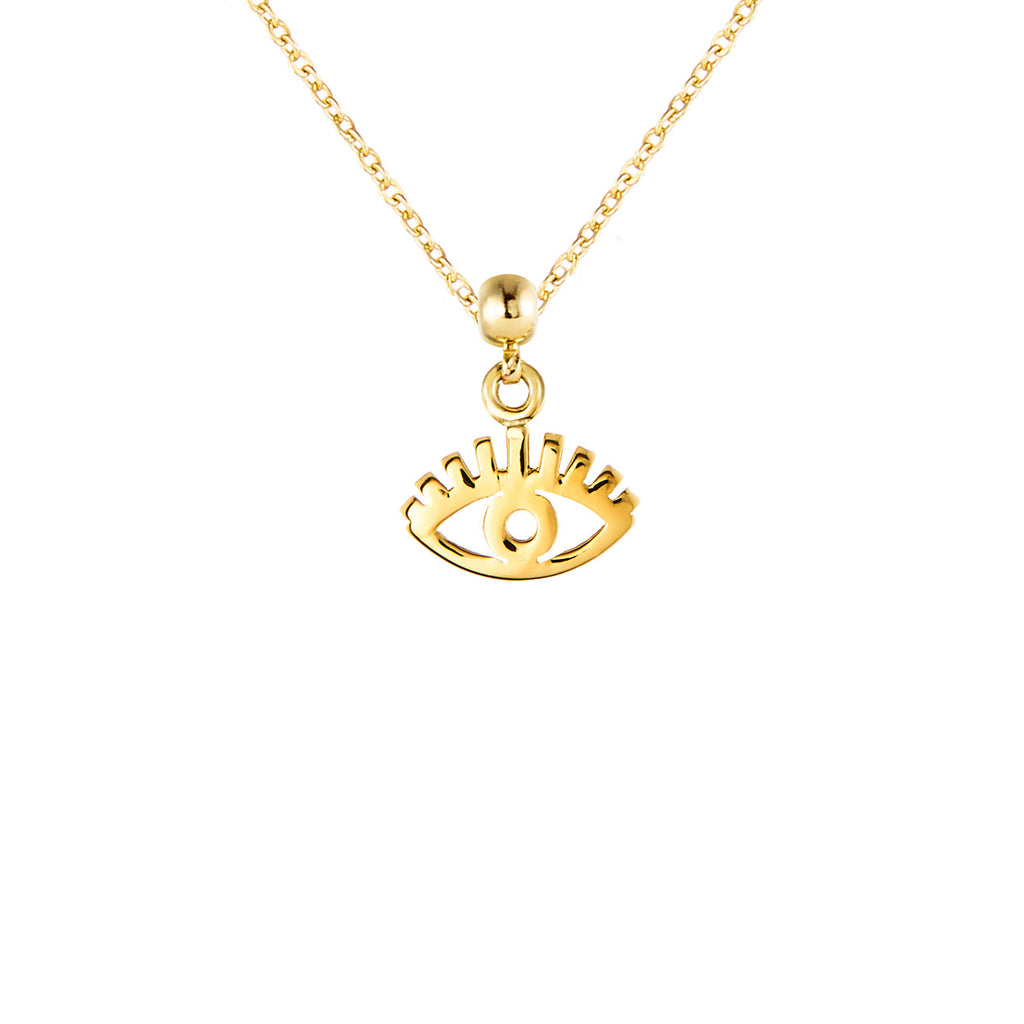 Evil Eye 9ct Gold Charm