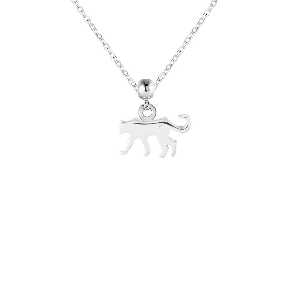 Leopard Silver Charm