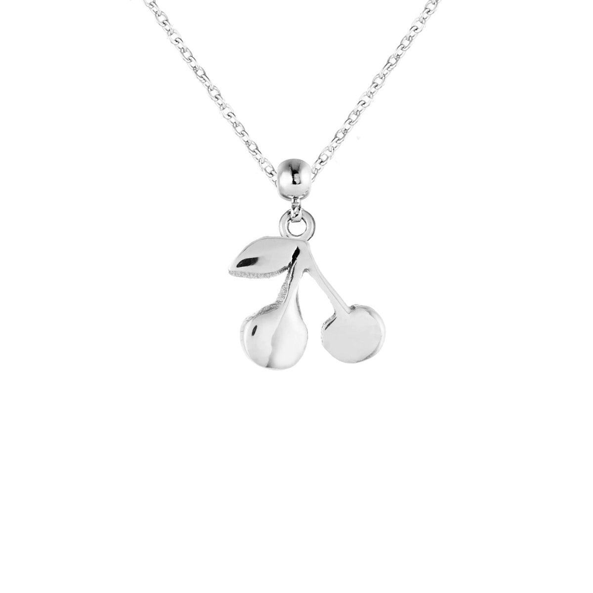 Cherry Silver Charm