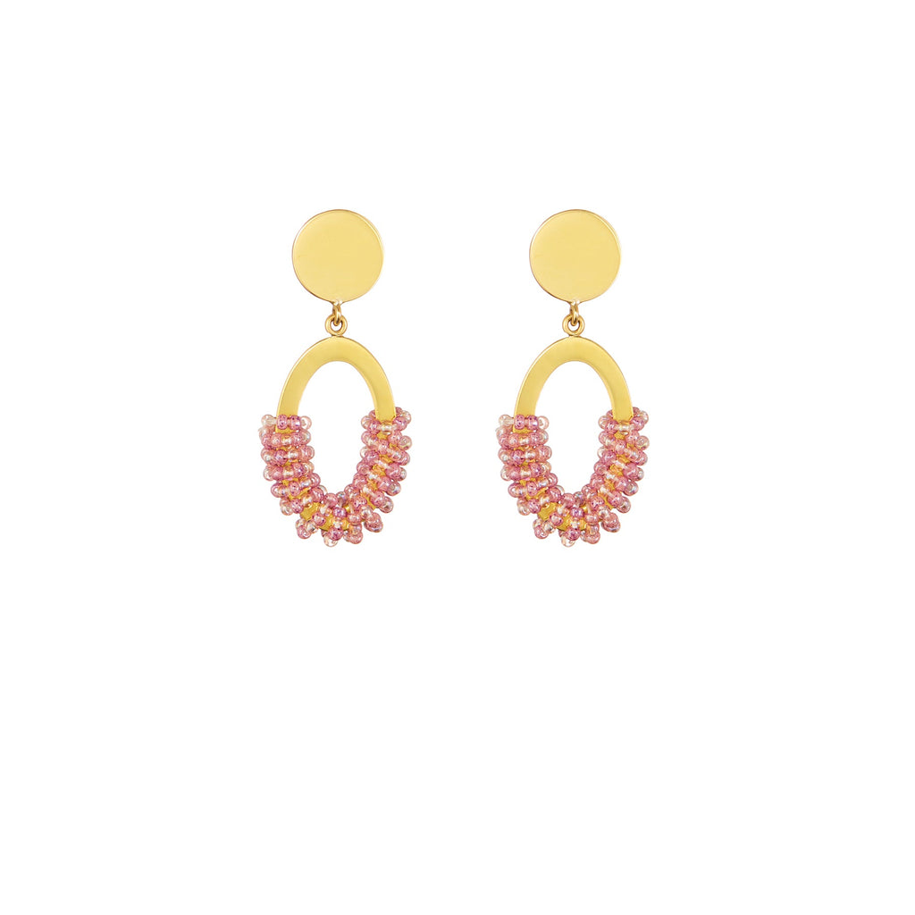 Asha Statement Gold Plated Earrings