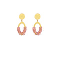 Asha Statement Gold Plated Earrings