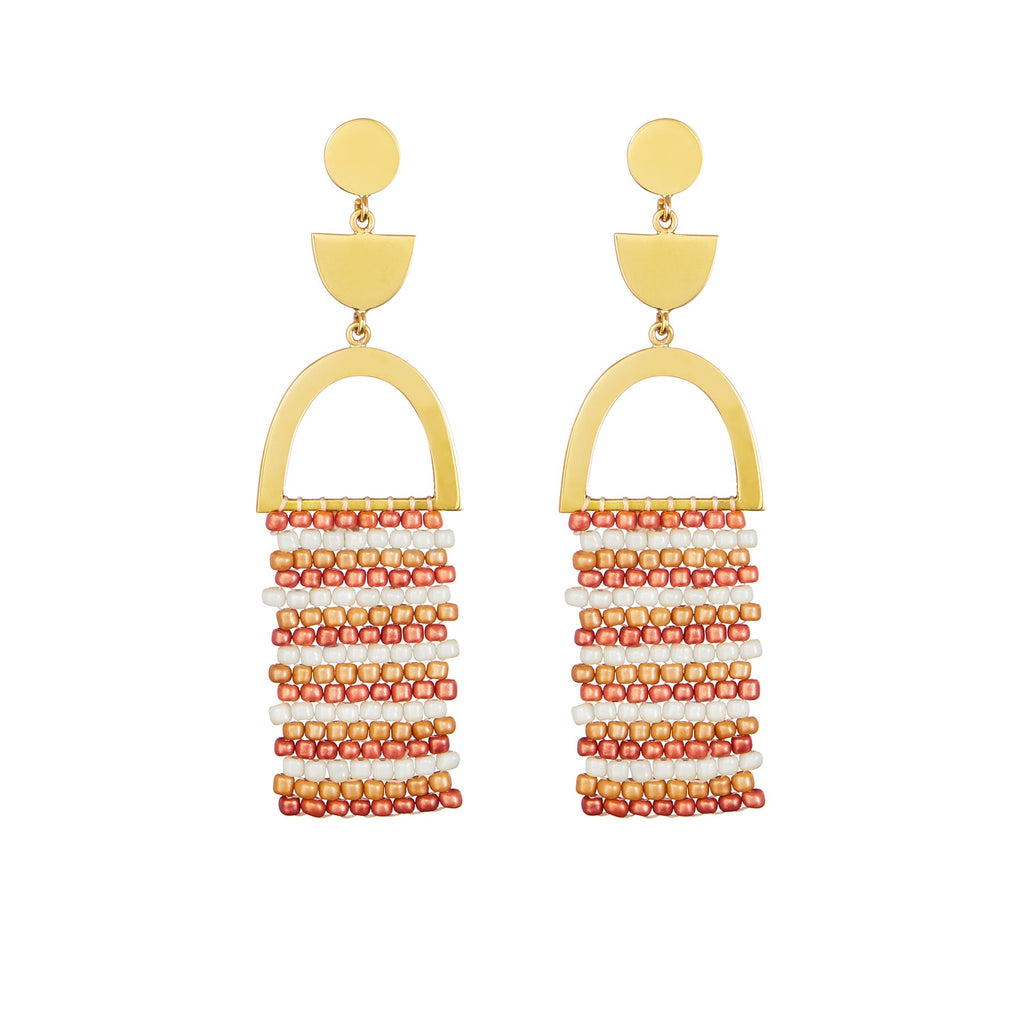 Bongani Statement Gold Plated Earrings