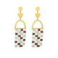 Amari Statement Gold Plated Earrings