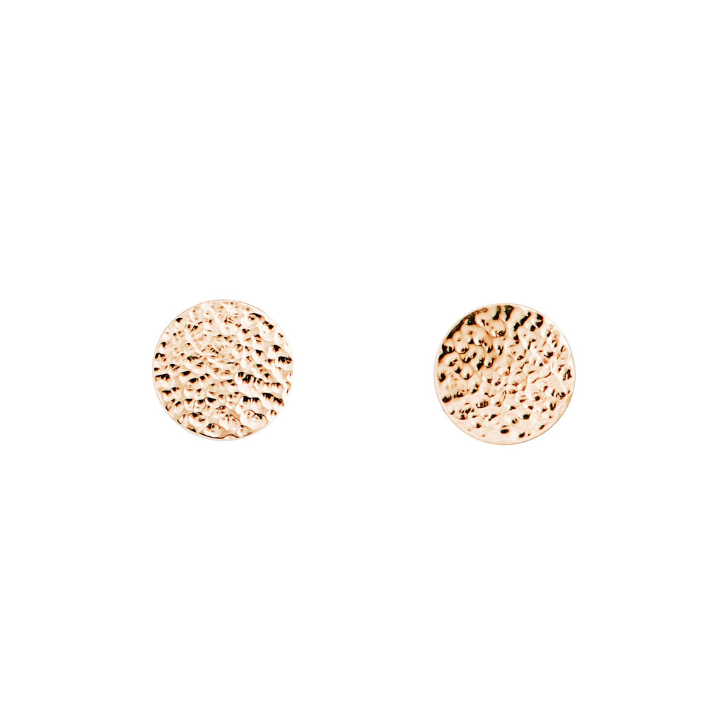 Circle Molten Stud Earrings | Molten Stud Earrings | ORA Jewellery