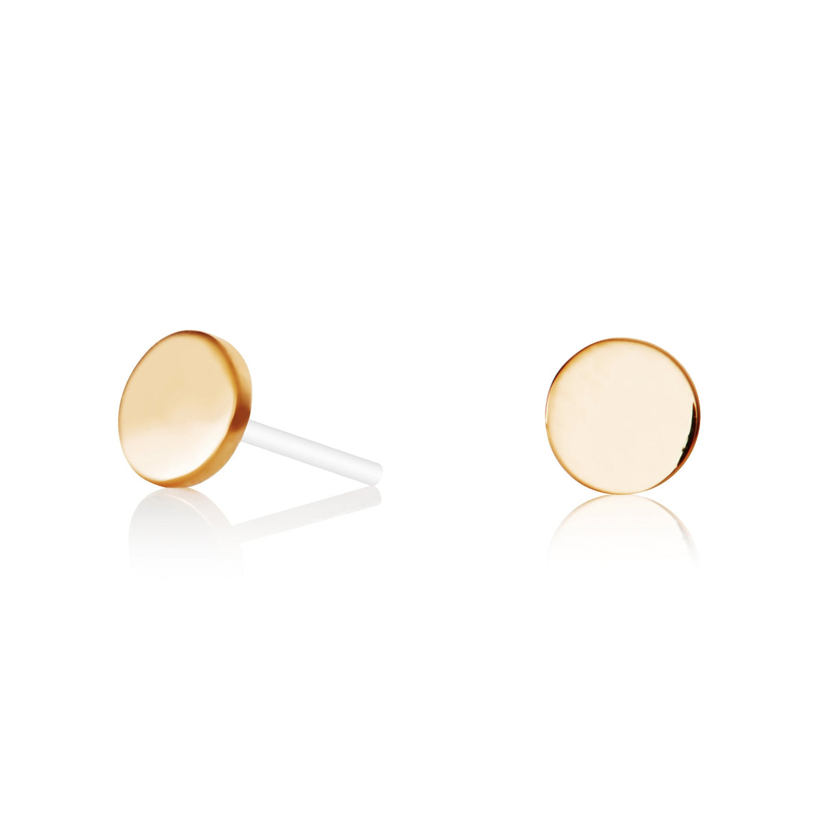 Tiny 6mm Circle Studs
