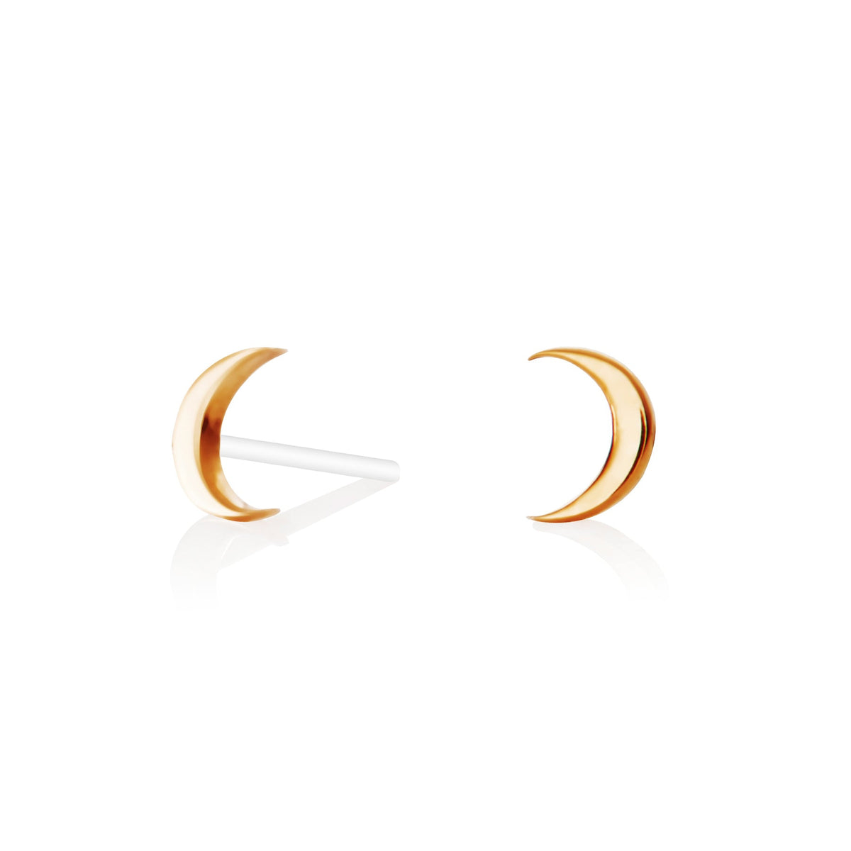 Tiny Moon Studs
