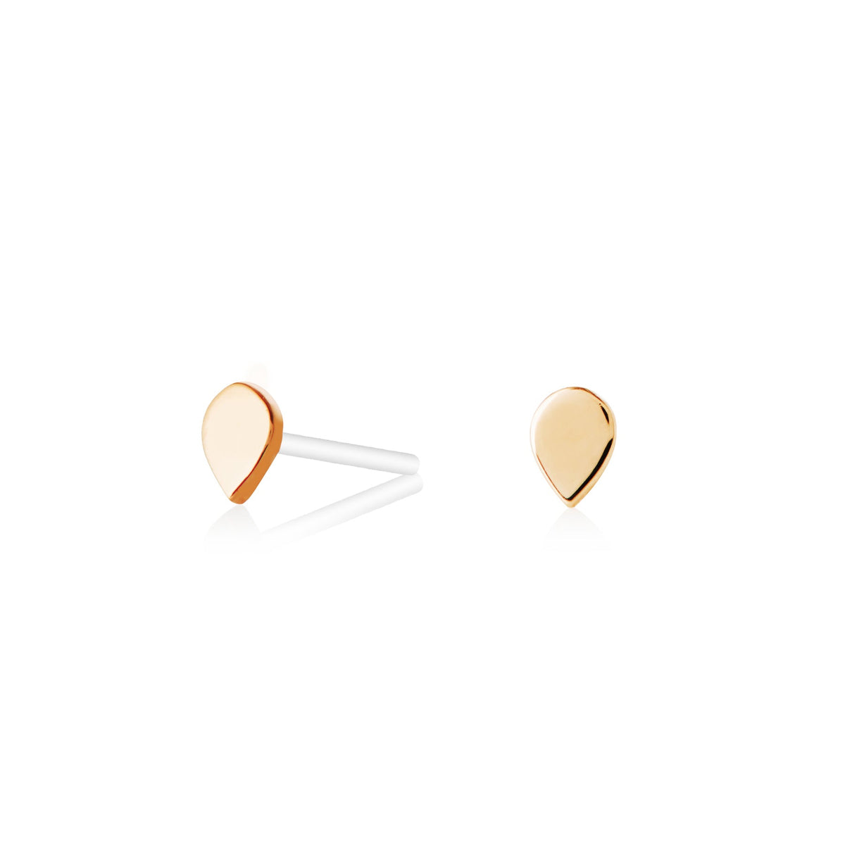 Tiny Tear Drop Studs