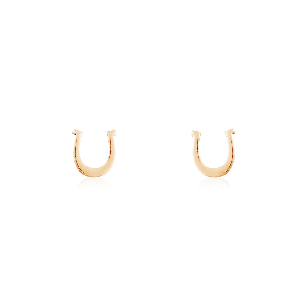 Tiny Horseshoe Studs