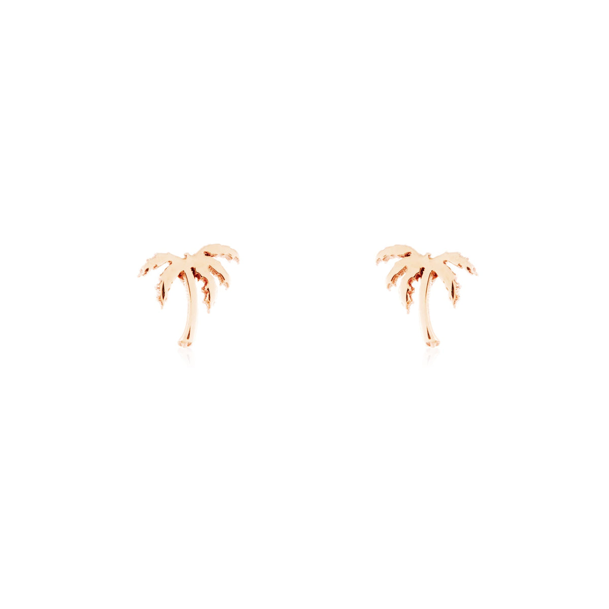 Tiny Palm Tree Studs