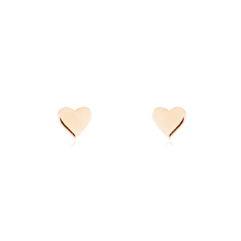 Tiny Heart Studs