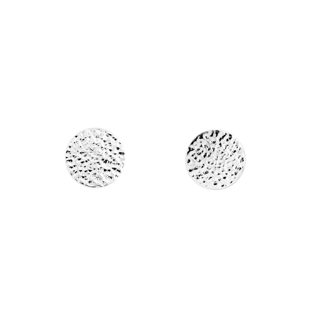 Circle Molten Stud Earrings | Molten Stud Earrings | ORA Jewellery
