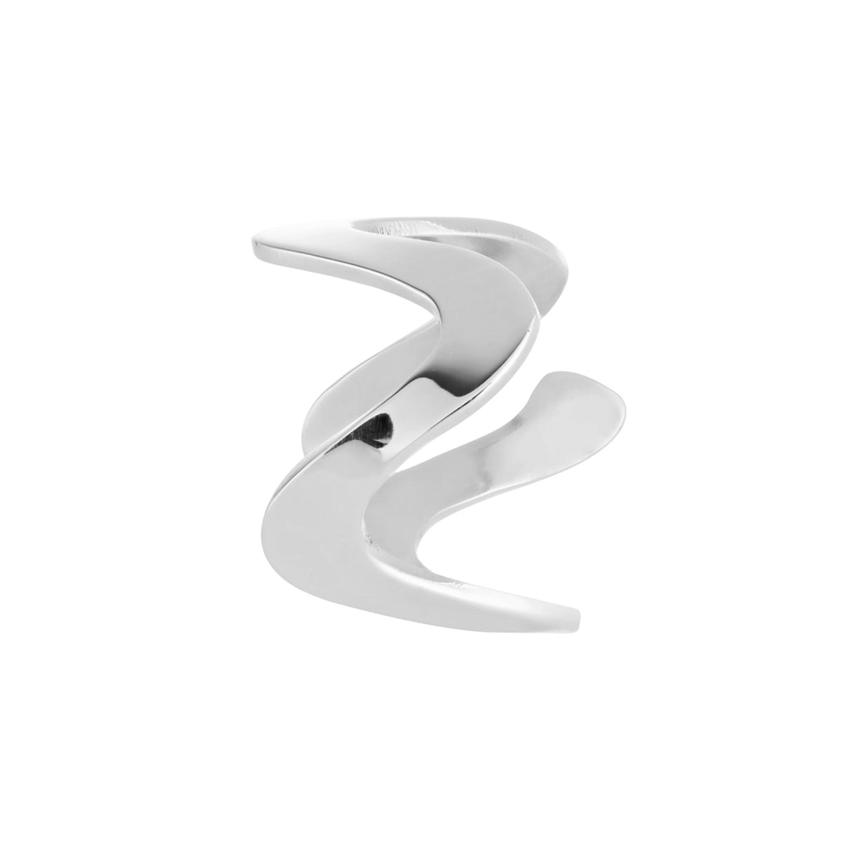 Wide Wave Ring