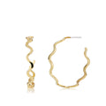 Medium Wave Brass Hoops