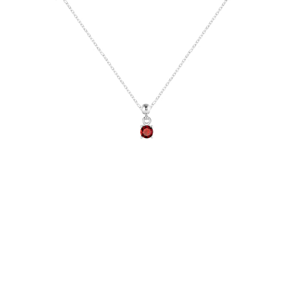 Birthstone Silver Charms