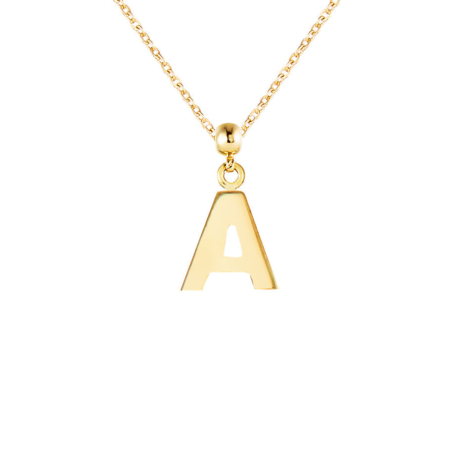 Letter Gold Plated Charms