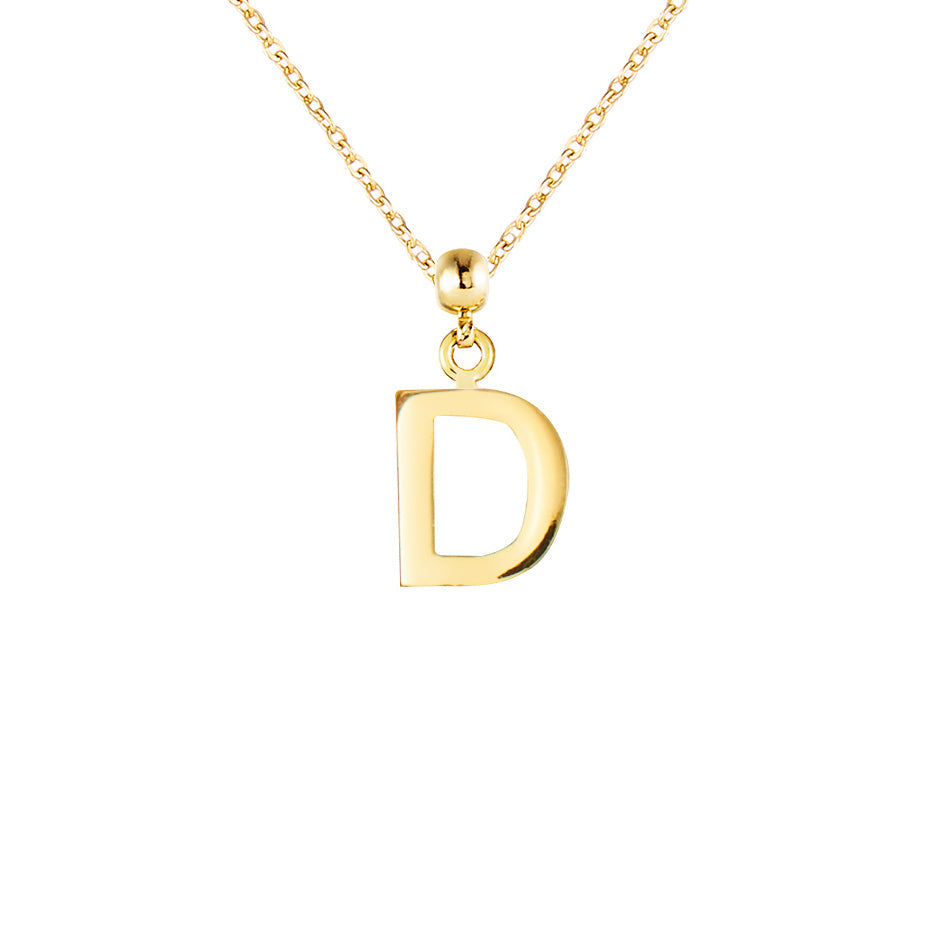 Letter Gold Plated Charms