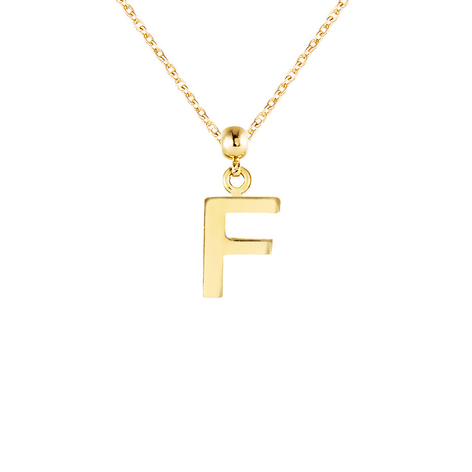 Letter Gold Plated Charms