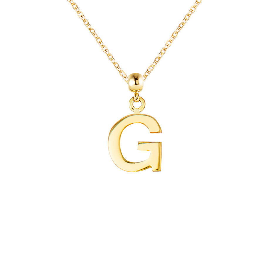 Letter Gold Plated Charms
