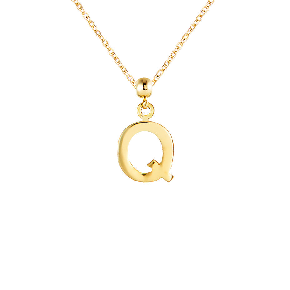 Letter Gold Plated Charms