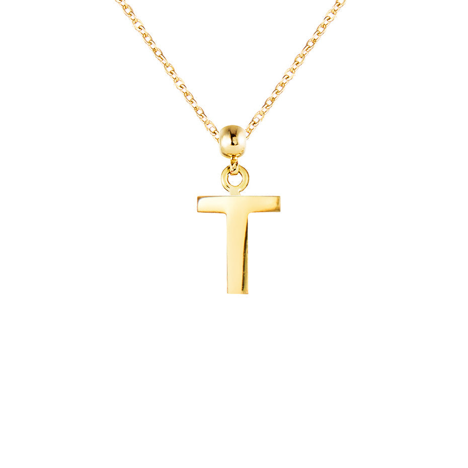 Letter Gold Plated Charms