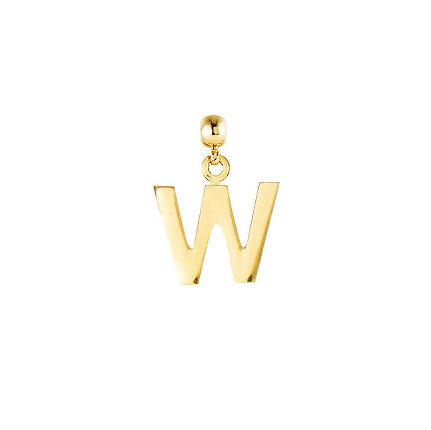 Letter Gold Plated Charms