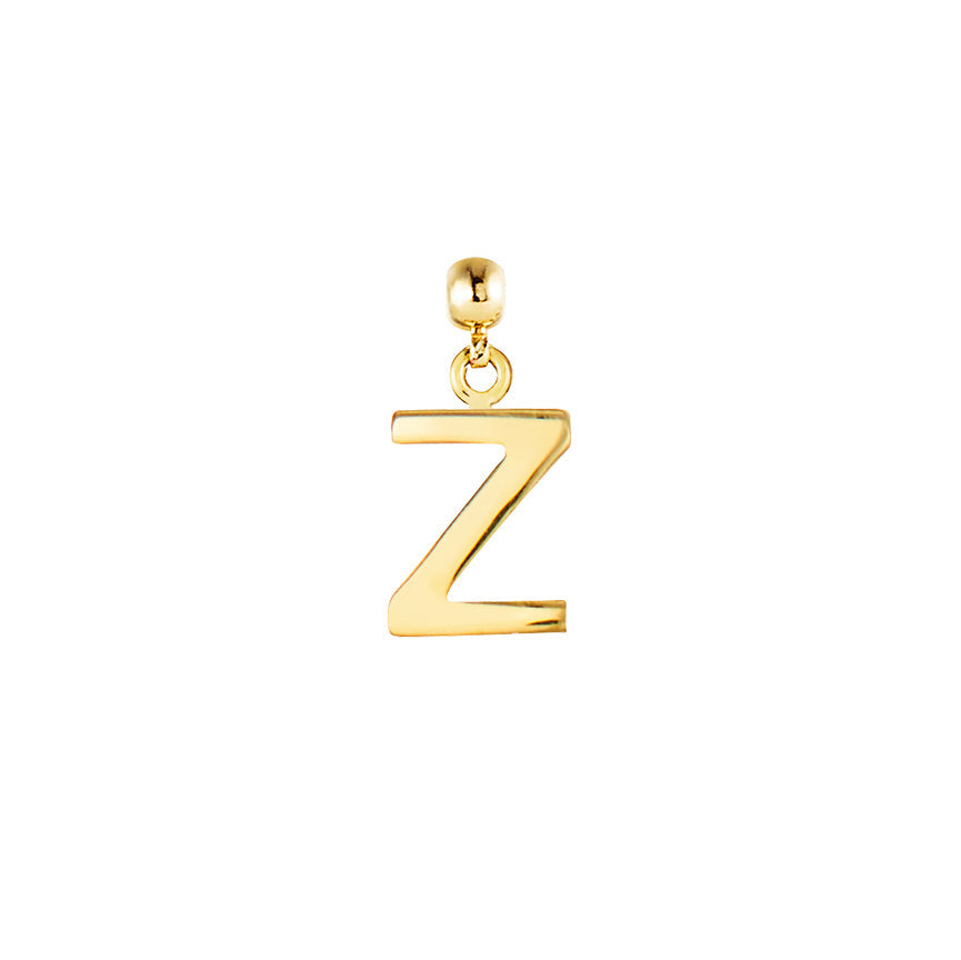 Letter Gold Plated Charms