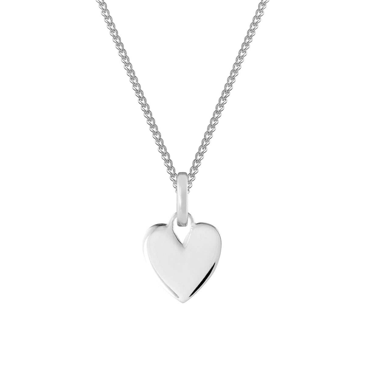 Personalised Heart Silver Clip Charm