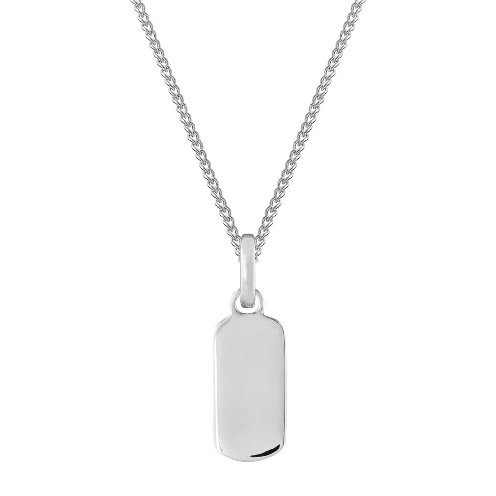 Birthstone Tag Silver Clip Charm