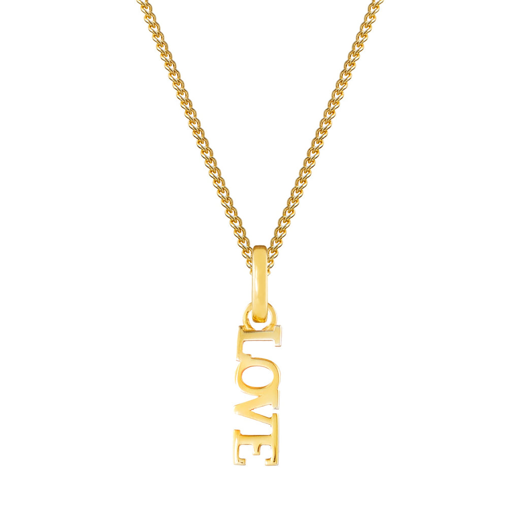 Love Gold Plated Clip Charm