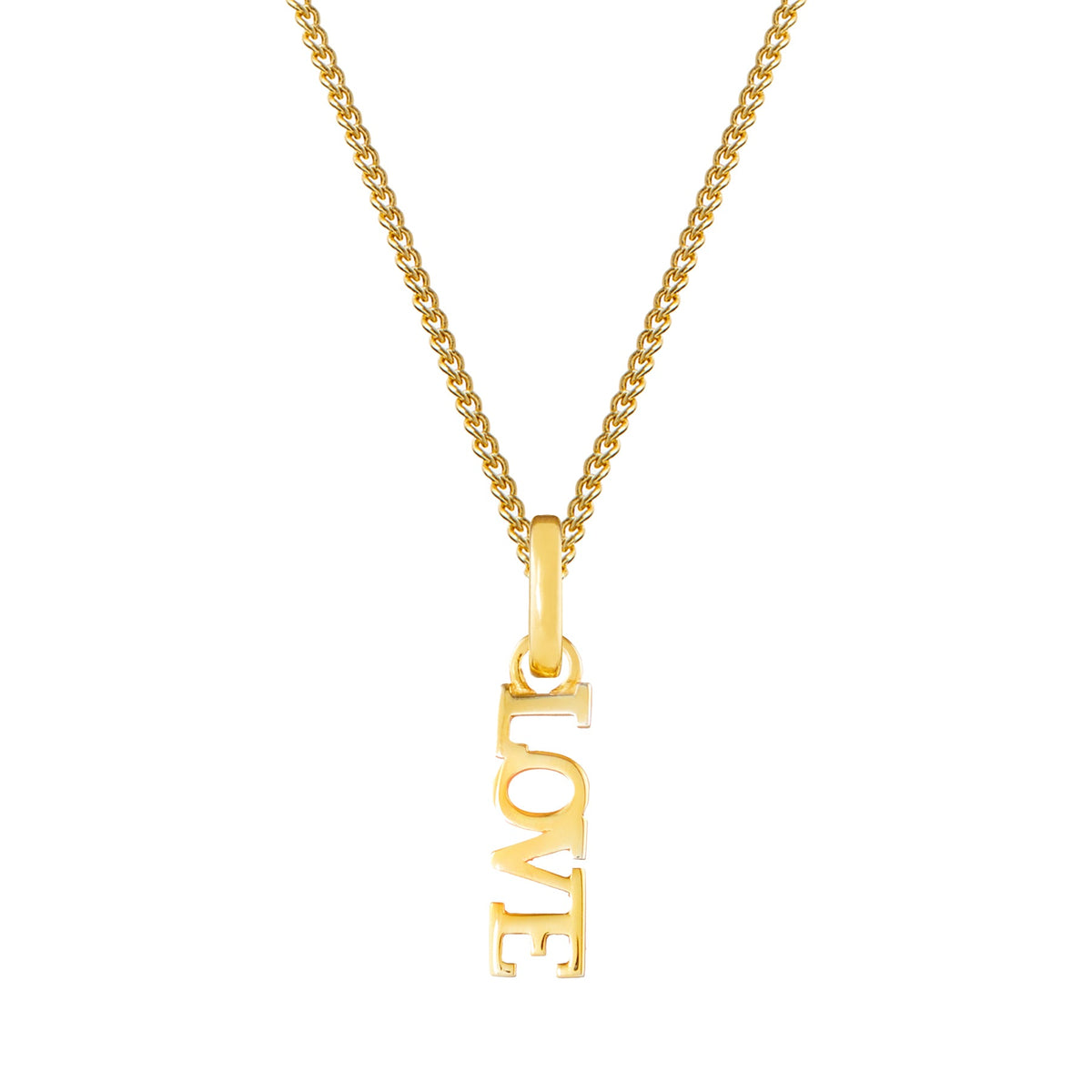 Love Gold Plated Clip Charm