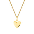 Personalised Heart Gold Plated Clip Charm Necklace