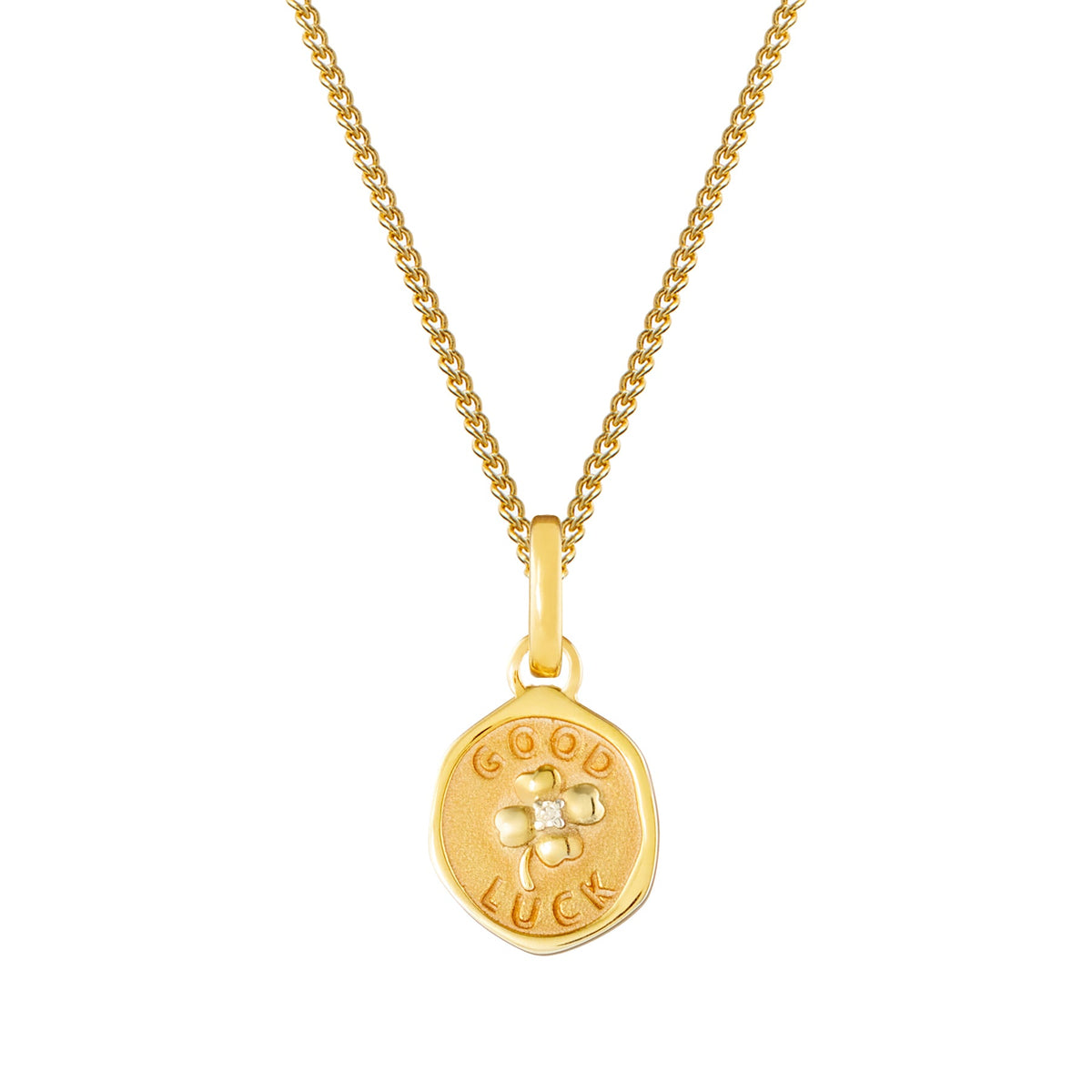 Good Luck Gold Plated Clip Charm