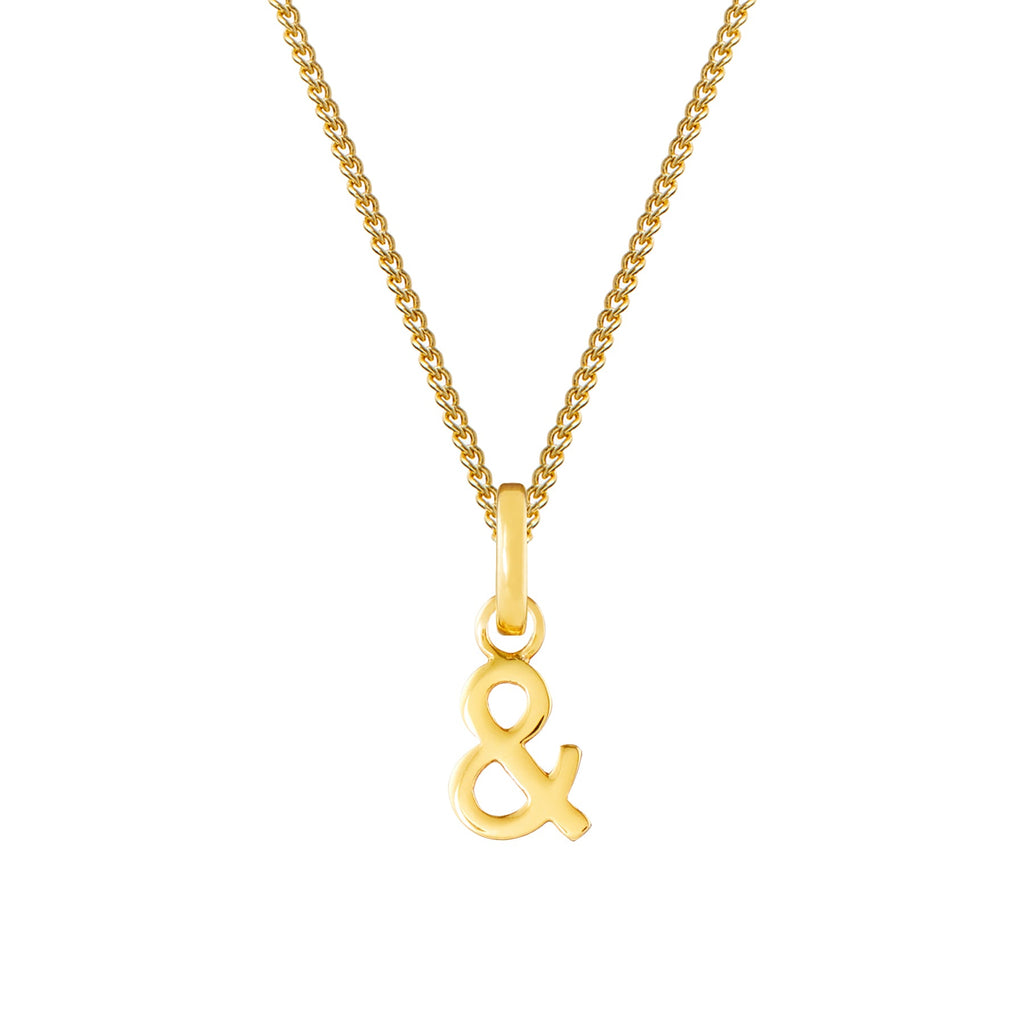 Ampersand Gold Plated Clip Charm