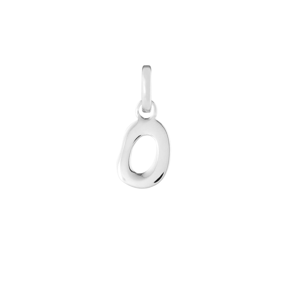 Letter Silver Clip Charm