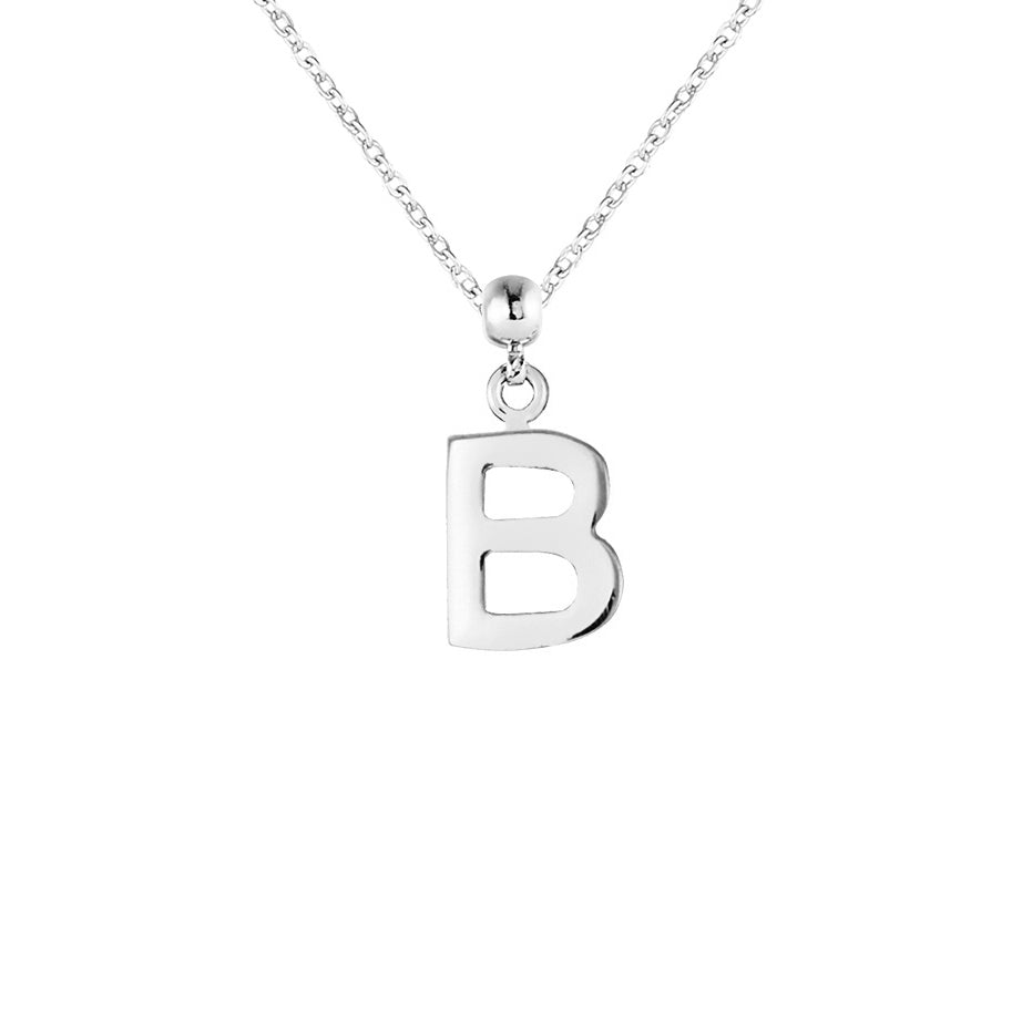 Letter Silver Charms