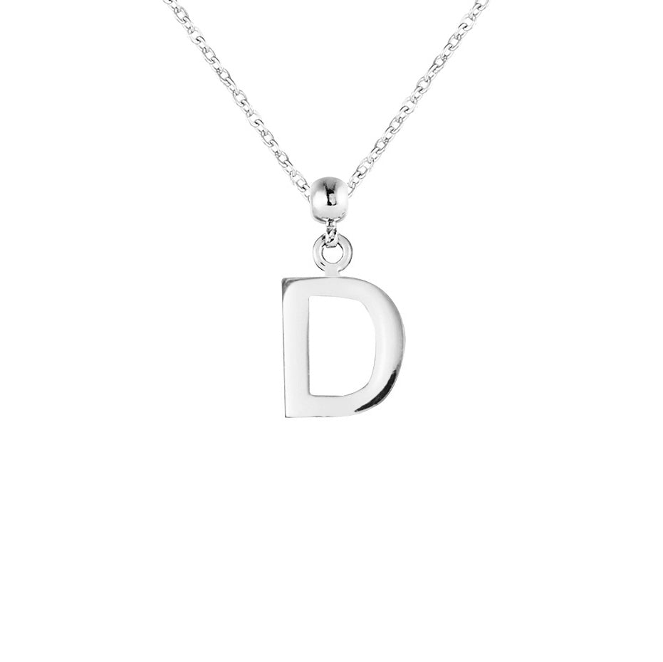 Letter Silver Charms