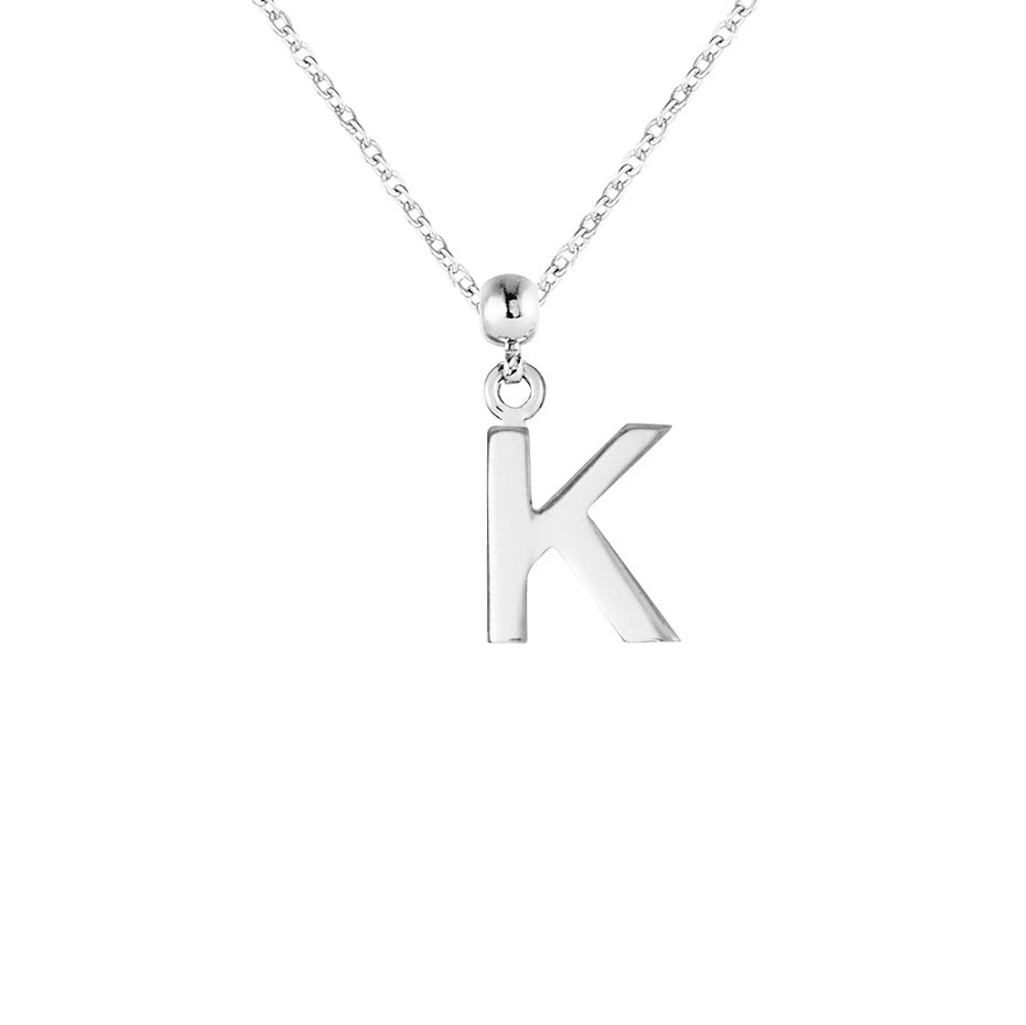 Letter Silver Charms