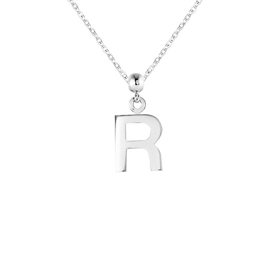 Letter Silver Charms