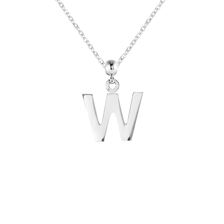 Letter Silver Charms