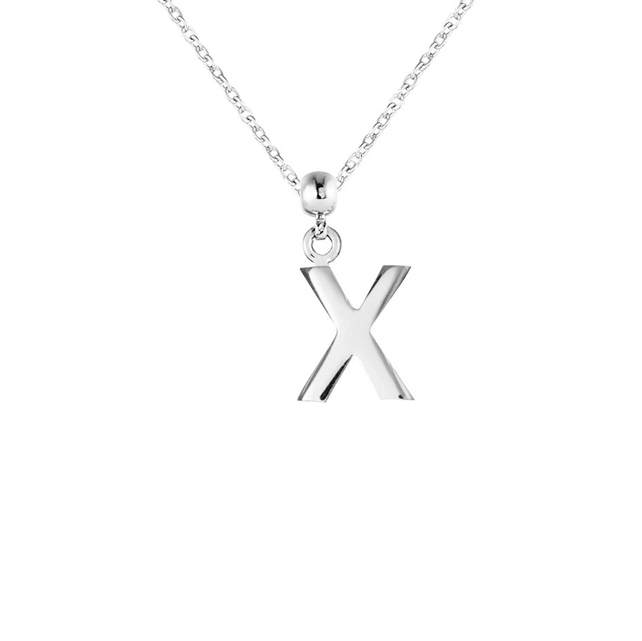 Letter Silver Charms