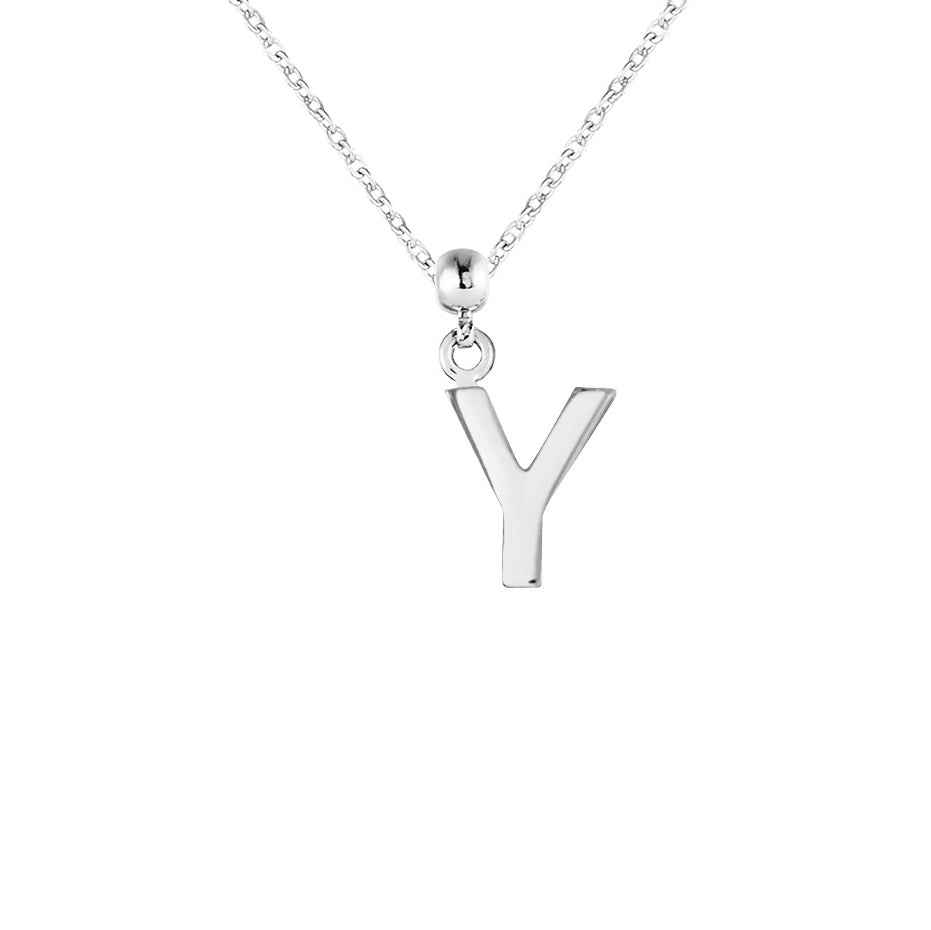 Letter Silver Charms