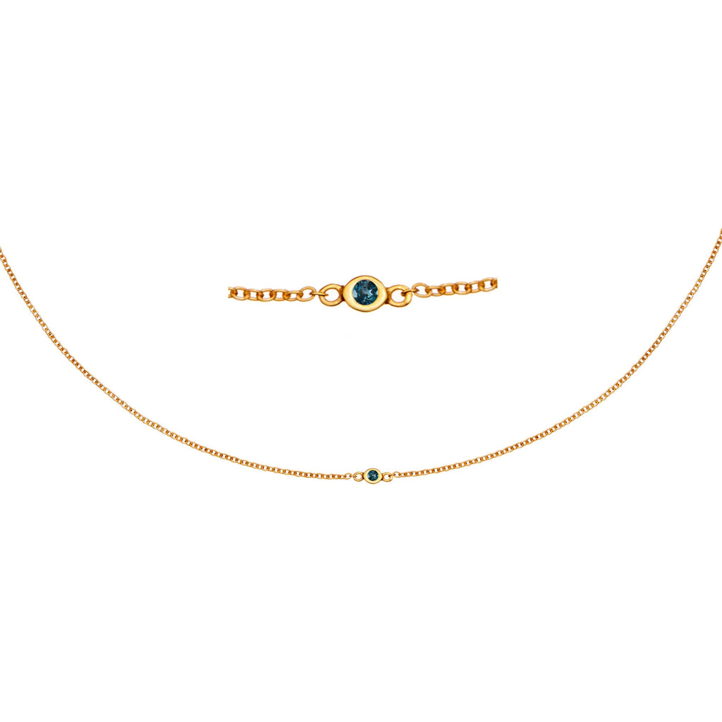 Zia Midnight Gold Necklace