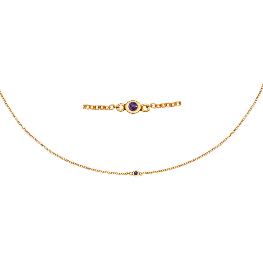 Zia Midnight Gold Necklace