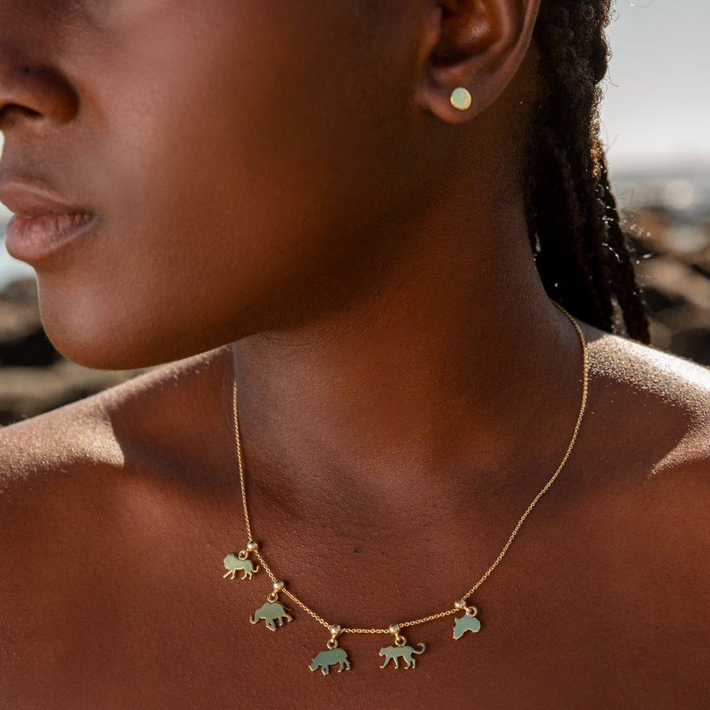 Rhino Gold Plated Charm