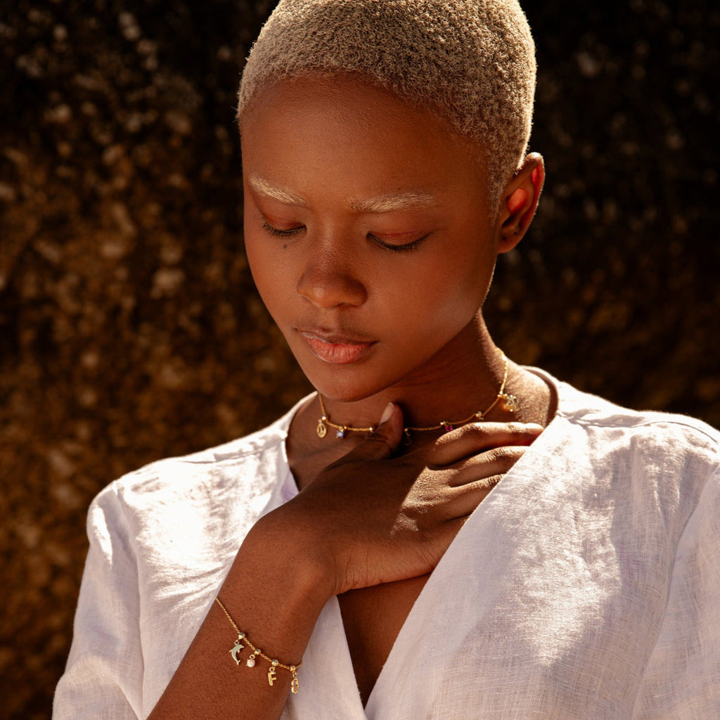 Anchor Gold Plated Charm