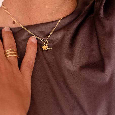 Moon Charm Necklace