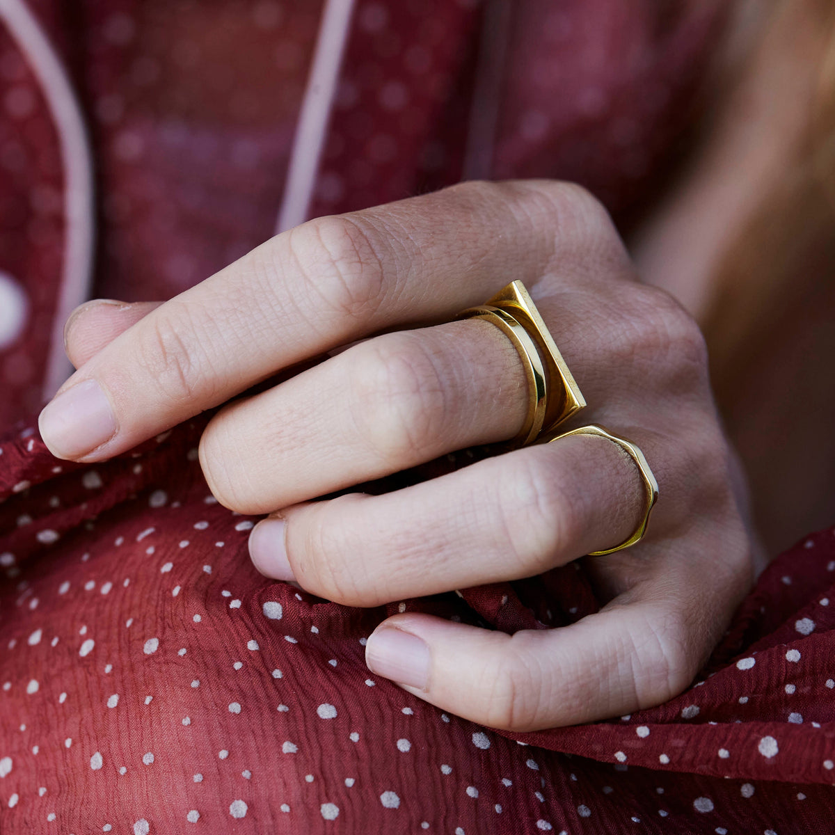 Wiggle Stack Ring