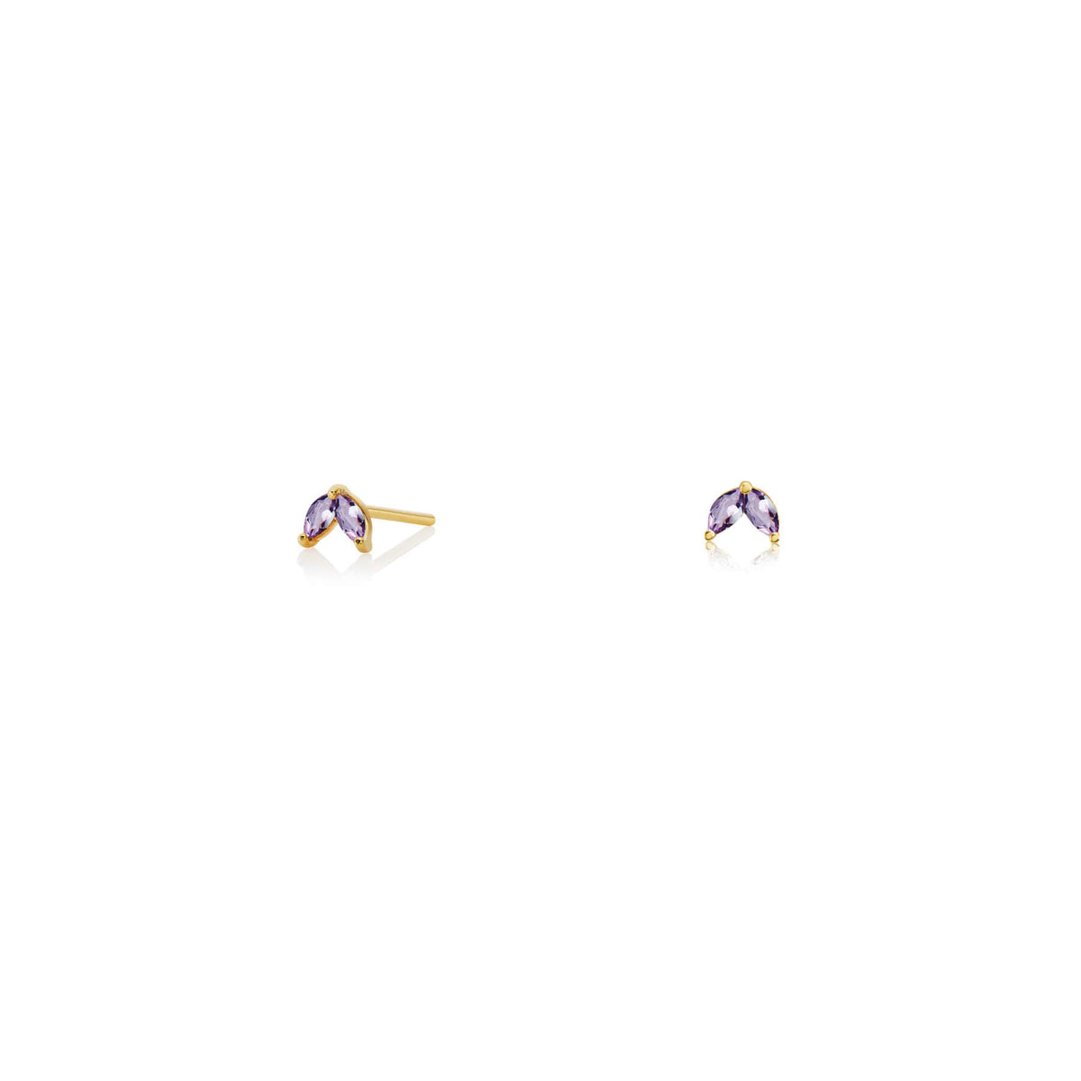 Midnight Gold Stud Earrings | Midnight Stud Earrings | ORA Jewellery