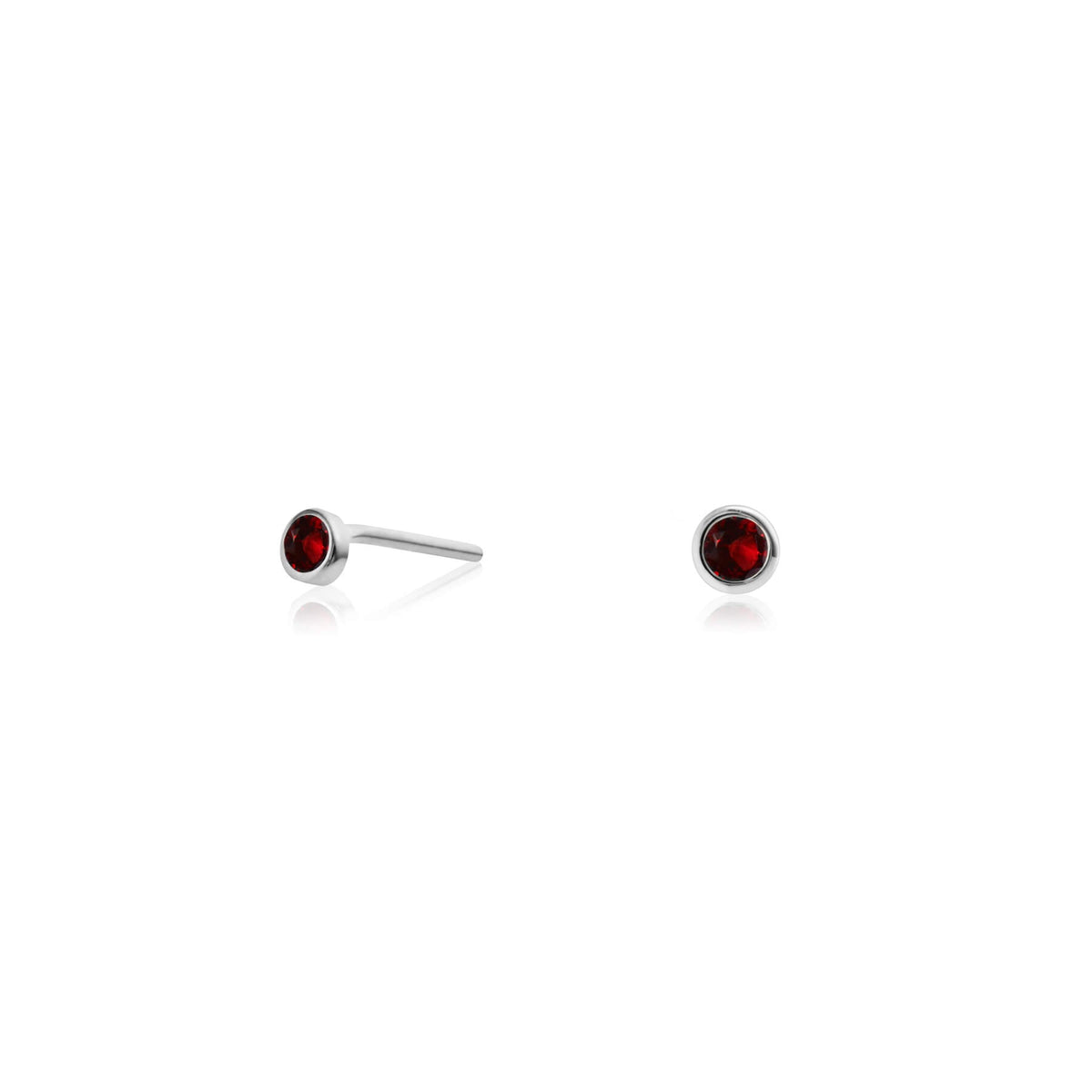 Zia Rise Midnight Silver Studs